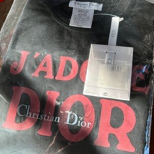 Christian Dior x John Galliano J’Adore Dior 2000s shirt NWT RARE